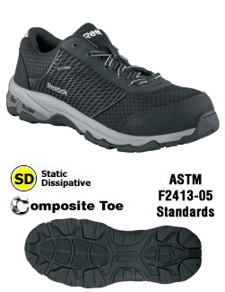 ESD, Brown & Orange Retro Jogger, Steel Toe - Men's